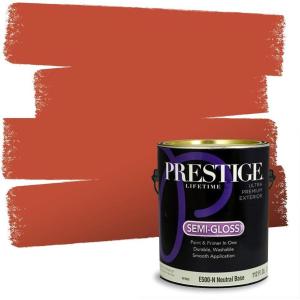 imagePrestige Paints Interior Paint and Primer in One Comparable Match of Sherwin Williams Carnival Semi Gloss 1 GallonSW6881PCM