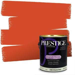 imagePrestige Paints Interior Paint and Primer in One Comparable Match of Sherwin Williams Carnival Semi Gloss 1 GallonSW6882PCM