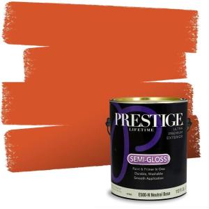 imagePrestige Paints Interior Paint and Primer in One Comparable Match of Sherwin Williams Carnival Semi Gloss 1 GallonSW6884PCM