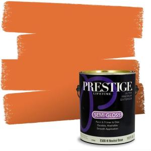 imagePrestige Paints Interior Paint and Primer in One Comparable Match of Sherwin Williams Carnival Semi Gloss 1 GallonSW6886PCM
