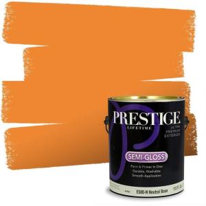 imagePrestige Paints Interior Paint and Primer in One Comparable Match of Sherwin Williams Carnival Semi Gloss 1 GallonSW6893PCM