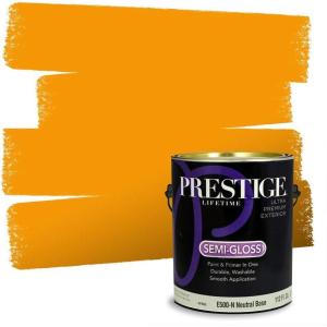 imagePrestige Paints Interior Paint and Primer in One Comparable Match of Sherwin Williams Carnival Semi Gloss 1 GallonSW6895PCM