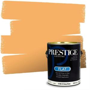 imagePrestige Paints Interior Paint and Primer in One Comparable Match of Sherwin Williams Carnival Semi Gloss 1 GallonStirring Orange