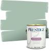 imagePRESTIGE Interior Paint and Primer in One Ballfield Satin 1 GallonFrosted Evergreen