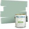 imagePRESTIGE Interior Paint and Primer in One Ballfield Satin 1 GallonFrosted Evergreen