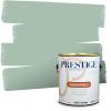 imagePRESTIGE Interior Paint and Primer in One Ballfield Satin 1 GallonFrosted Evergreen