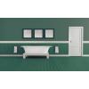imagePRESTIGE Interior Paint and Primer in One Tides In SemiGloss 1 GallonLily Stem