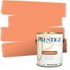 imagePRESTIGE Paints P500N84BM Interior Paint and Primer In One SemiGloss Comparable Match of Benjamin Moore 1 gallon Fiesta Orange82BMPCM