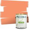 imagePRESTIGE Paints P500N84BM Interior Paint and Primer In One SemiGloss Comparable Match of Benjamin Moore 1 gallon Fiesta Orange82BMPCM