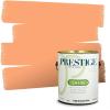 imagePRESTIGE Paints P500N84BM Interior Paint and Primer In One SemiGloss Comparable Match of Benjamin Moore 1 gallon Fiesta Orange90BMPCM