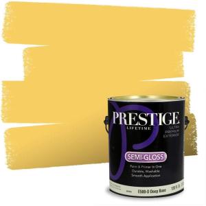 imagePRESTIGE Exterior Paint and Primer in One Always Flat 1 GallonLaser Lemon