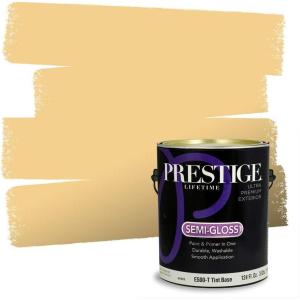 imagePRESTIGE Exterior Paint and Primer in One Always Flat 1 GallonMorning Ray