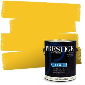 imagePRESTIGE Exterior Paint and Primer in One Always Flat 1 GallonNeptune