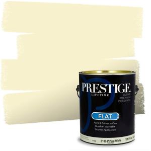 imagePRESTIGE Exterior Paint and Primer in One Always Flat 1 GallonSunny