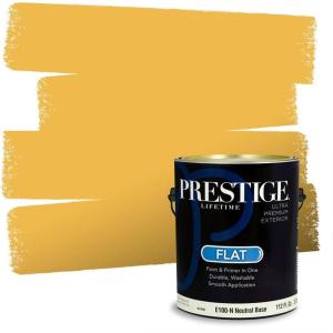 imagePRESTIGE Exterior Paint and Primer in One Always Flat 1 GallonTamed Lion