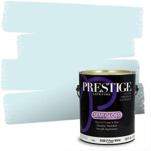 imagePRESTIGE Interior Paint and Primer in One Archer SemiGloss 1 GallonC253South Breeze