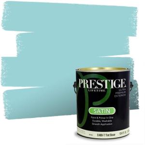 imagePRESTIGE Interior Paint and Primer in One Archer SemiGloss 1 GallonCurious Blue