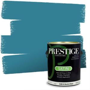 imagePRESTIGE Interior Paint and Primer in One Archer SemiGloss 1 GallonFrench Coast