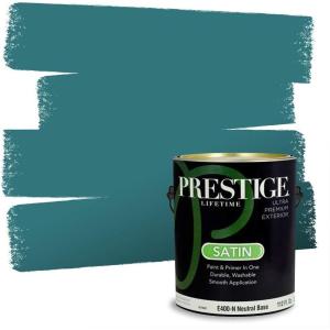 imagePRESTIGE Interior Paint and Primer in One Archer SemiGloss 1 GallonSurreal Blue