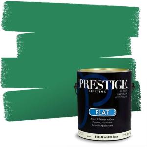 imagePRESTIGE Interior Paint and Primer in One Ballfield Satin 1 GallonArlington Green