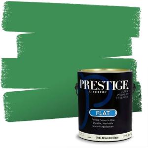 imagePRESTIGE Interior Paint and Primer in One Ballfield Satin 1 GallonArtist Pallet