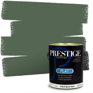 imagePRESTIGE Interior Paint and Primer in One Ballfield Satin 1 GallonBay Leaf