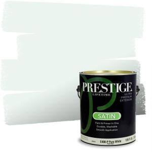 imagePRESTIGE Interior Paint and Primer in One Ballfield Satin 1 GallonCool Breeze