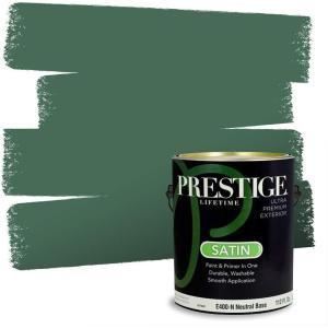 imagePRESTIGE Interior Paint and Primer in One Ballfield Satin 1 GallonDrake