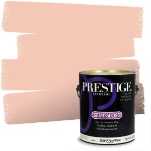 imagePRESTIGE Interior Paint and Primer in One Capri Orange SemiGloss 1 GallonGlee