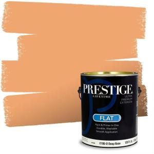 imagePRESTIGE Interior Paint and Primer in One Capri Orange SemiGloss 1 GallonGuppy