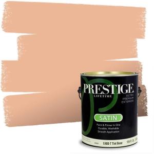 imagePRESTIGE Interior Paint and Primer in One Capri Orange SemiGloss 1 GallonMandarin Mist