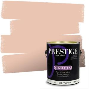 imagePRESTIGE Interior Paint and Primer in One Capri Orange SemiGloss 1 GallonOrange Twist