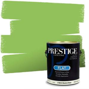 imagePRESTIGE Interior Paint and Primer in One Celtic Green Satin 1 GallonAloe