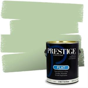 imagePRESTIGE Interior Paint and Primer in One Celtic Green Satin 1 GallonCucumber Salad
