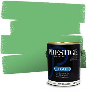 imagePRESTIGE Interior Paint and Primer in One Celtic Green Satin 1 GallonEarly Clover