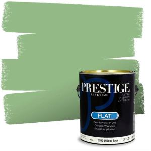 imagePRESTIGE Interior Paint and Primer in One Celtic Green Satin 1 GallonGreen Fig