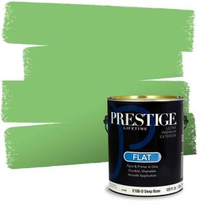 imagePRESTIGE Interior Paint and Primer in One Celtic Green Satin 1 GallonGreen Gecko