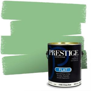 imagePRESTIGE Interior Paint and Primer in One Celtic Green Satin 1 GallonGreen Tomato
