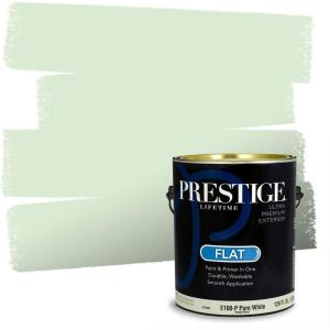 imagePRESTIGE Interior Paint and Primer in One Celtic Green Satin 1 GallonJune Bud