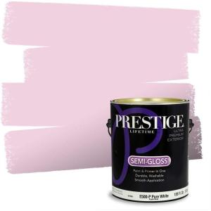 imagePRESTIGE Interior Paint and Primer in One Music Box SemiGloss 1 GallonCottage Rose