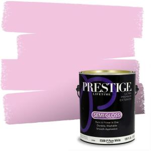 imagePRESTIGE Interior Paint and Primer in One Music Box SemiGloss 1 GallonPink Passion