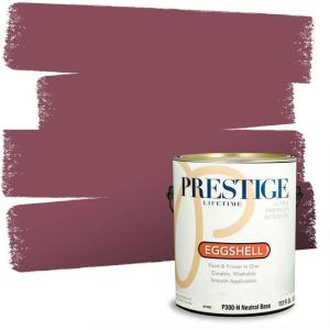 imagePRESTIGE Interior Paint and Primer in One Salsa SemiGloss 1 GallonGarnet