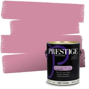 imagePRESTIGE Interior Paint and Primer in One Salsa SemiGloss 1 GallonPink Stone
