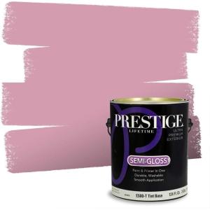 imagePRESTIGE Interior Paint and Primer in One Salsa SemiGloss 1 GallonRose Ash