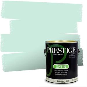 imagePRESTIGE Interior Paint and Primer in One Tides In SemiGloss 1 GallonPowdered Mint