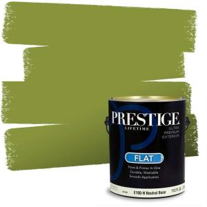 imagePRESTIGE Paints Interior Paint and Primer in One 1 Gallon Satin Sea GrassHerbal Garden