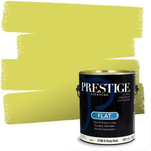 imagePRESTIGE Paints Interior Paint and Primer in One 1 Gallon Satin Sea GrassHot Safari