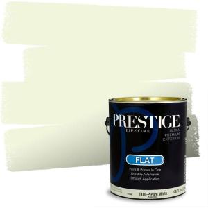 imagePRESTIGE Paints Interior Paint and Primer in One 1 Gallon Satin Sea GrassPale Moon