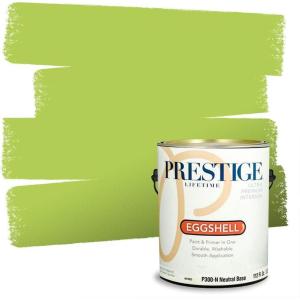 imagePRESTIGE Paints Interior Paint and Primer in One 1 Gallon Satin Sea GrassSalem Green