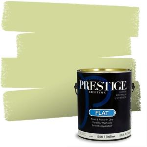 imagePRESTIGE Paints Interior Paint and Primer in One 1 Gallon Satin Sea GrassSpice Garden
